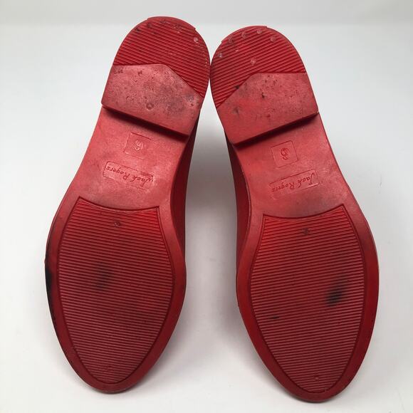 Jack Rogers Sallie Slip-On Red Rain Booties - Picture 8 of 8